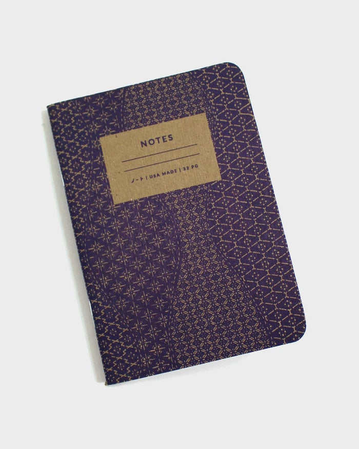Katazome Pattern Notebook, Set of 3