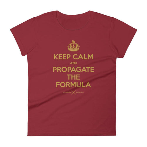 KEEP CALM & PROPAGATE - womens tee