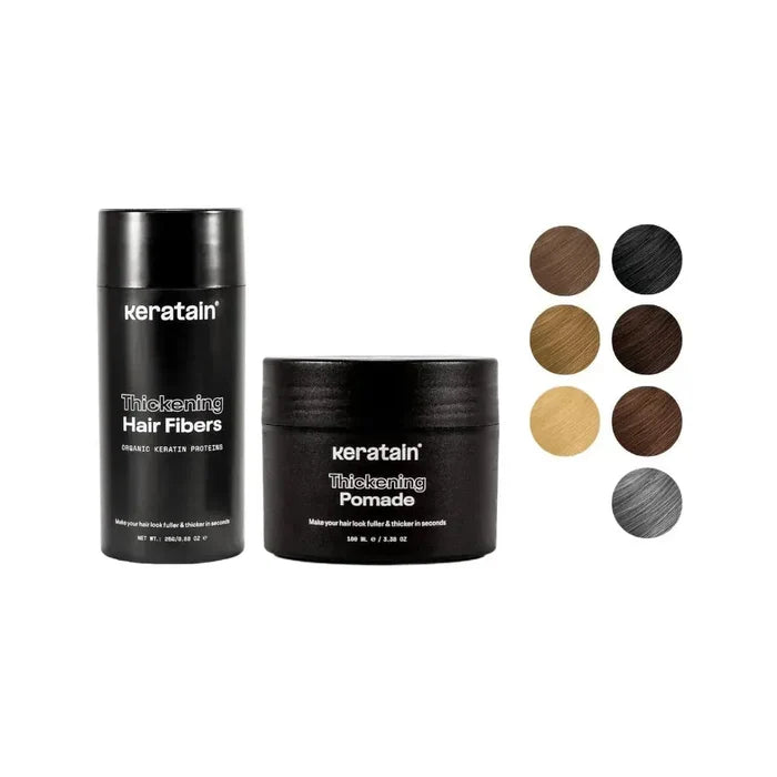Keratain pomade + Keratain hair fibers - Hairgivers