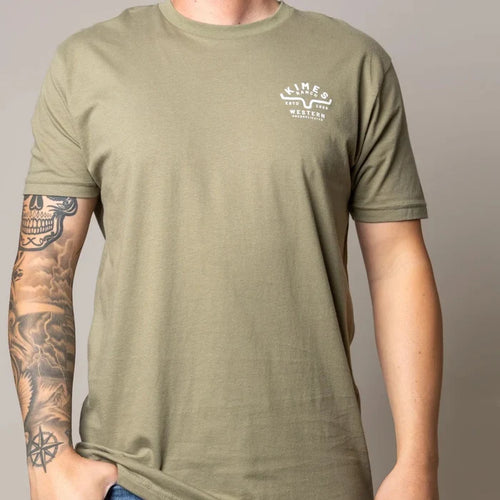 Kimes Ranch Grandview T-Shirt in Light Olive