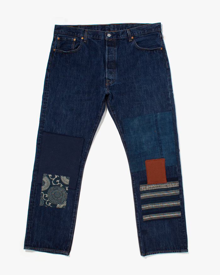Kiriko Custom Patched Denim Jeans, 2