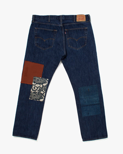 Kiriko Custom Patched Denim Jeans, 2