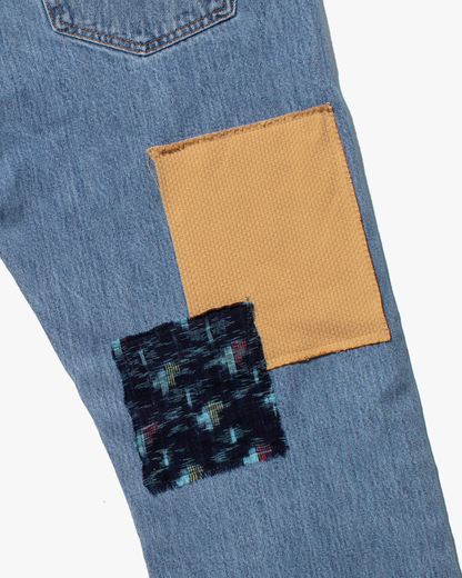 Kiriko Custom Patched Denim Jeans, 8