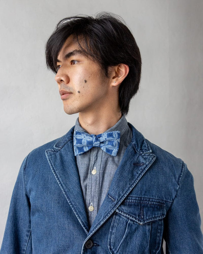 Kiriko Original Bow Tie, Light Blue Shippou
