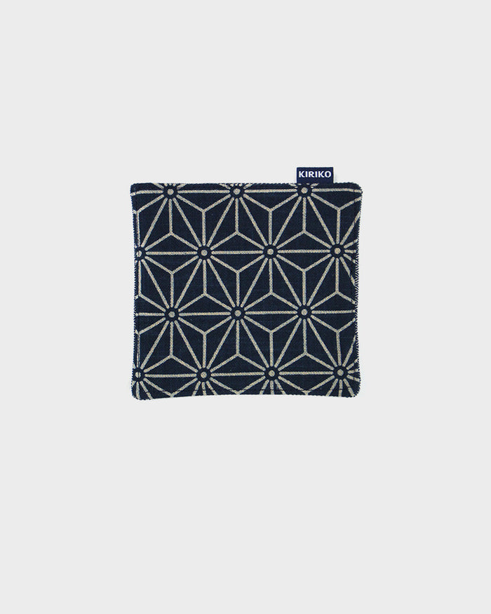 Kiriko Original Coaster, Indigo Asanoha
