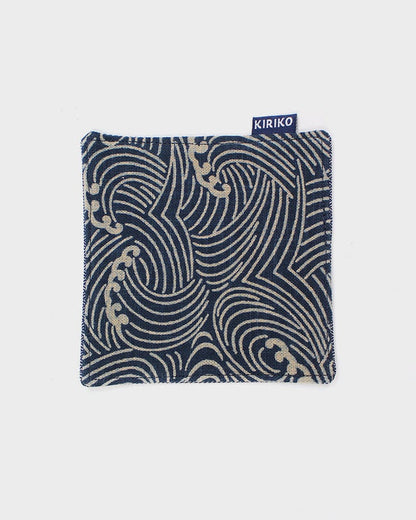 Kiriko Original Coaster, Indigo Nami