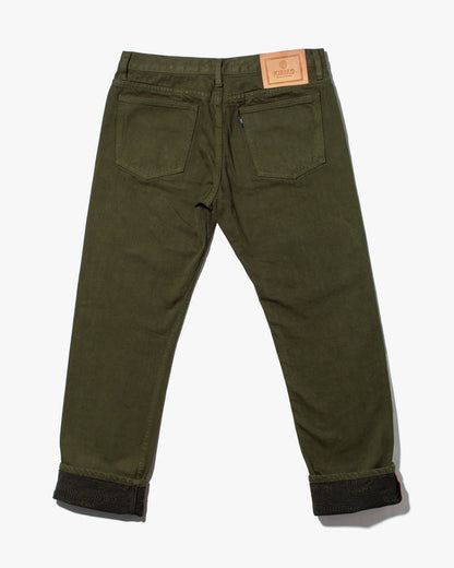 Kiriko Original Denim Jeans, US Made Custom Dyed Premium Selvedge, Aimiru-cha, Nami