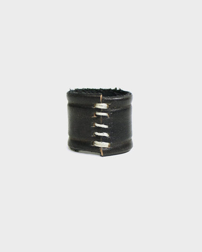 Kiriko Original Embossed Leather Cuff, Black