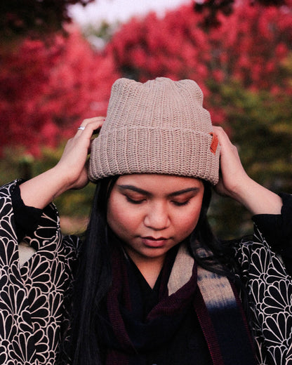Kiriko Original Knit Cap, Tan
