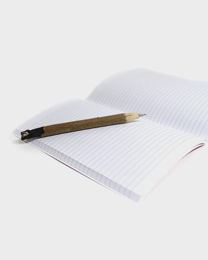 Kiriko Original Lined Notebook, Green Kumo