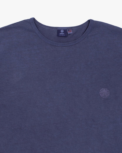 Kiriko Original Logo Embroidered T-Shirt, Blue