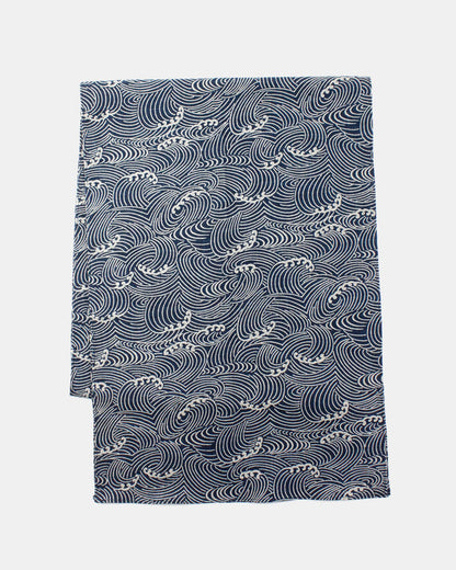 Kiriko Original Scarf, Classic, Indigo Nami