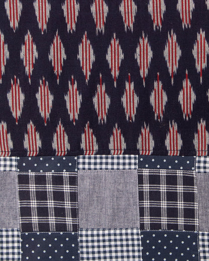 Kiriko Original Scarf, Indian Kasuri, Patchwork, 4