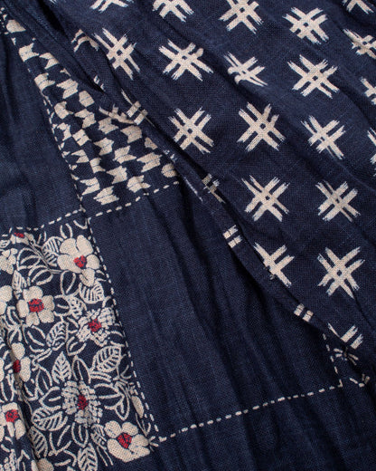 Kiriko Original Scarf, Kiji, Igeta and Multi Patchwork