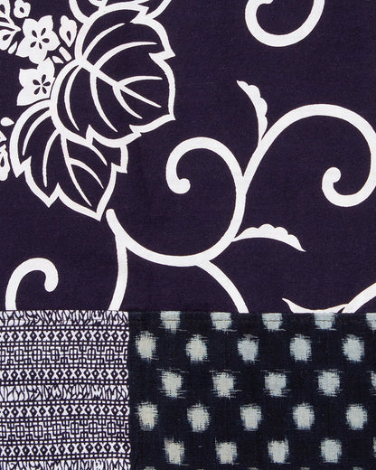 Kiriko Original Scarf, Patched Boro, Indigo, 27