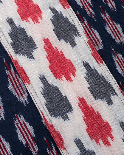 Kiriko Original Scarf, Triple Split, Indian Kasuri, #3