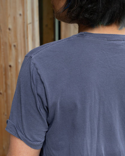Kiriko Original Tee, 6oz Cotton, Printed Logo, Navy