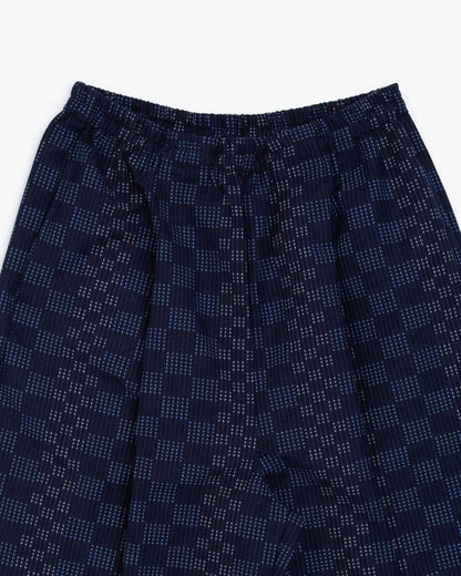 Kiriko x ToK, Lantern Pants, Indigo with Blue and White Jyuji