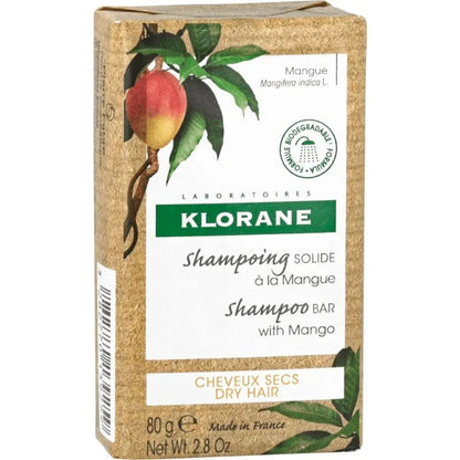 Klorane shampoo bar Mango - dry hair (80 gr) - Hairgivers