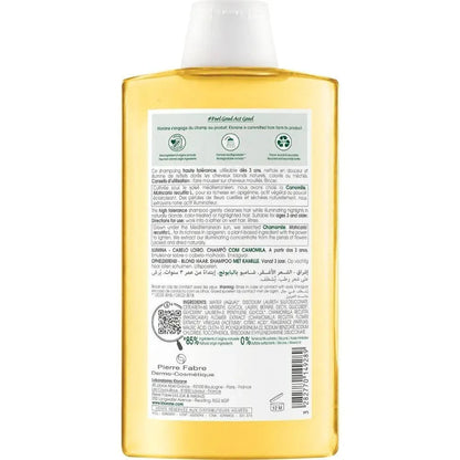 Klorane shampoo for blonde highlights Chamomile (400 ml) - Hairgivers