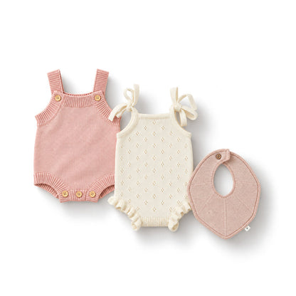 Knit Rompers Bundle
