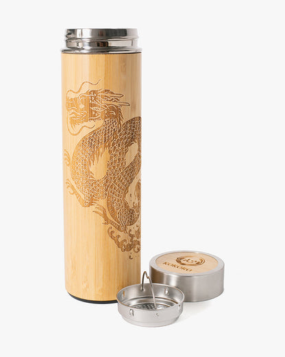 Kokoro Original Bamboo Bottle and Tea Infuser, Dragon