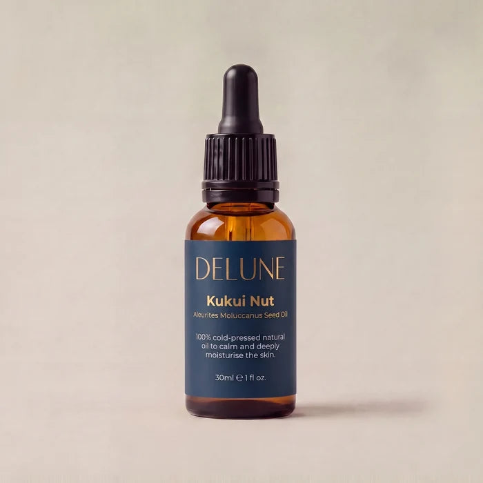 Delune Kukui Nut Oil, 30ml dropper bottle