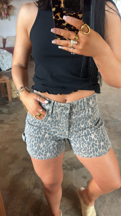 Leopard Dad Shorts