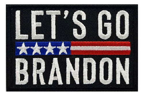 Let's Go Brandon Patch [3.0 X 2.0 - Hook Fastener Backing - PB-8]