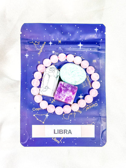 Libra - Zodiac Crystal Set