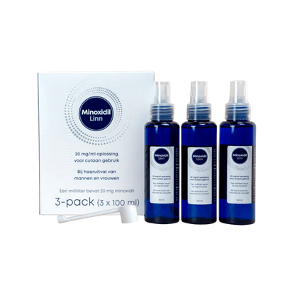 Linn Minoxidil 2% spray 3-pack (3x100 ml)
