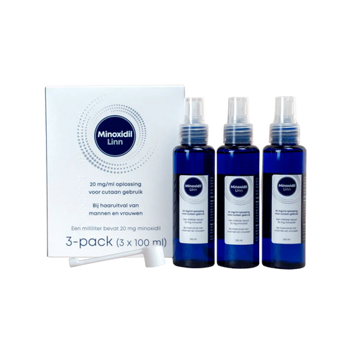 Linn Minoxidil 2% spray 3-pack (3x100 ml)