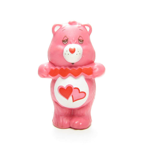 Love-a-lot Bear Holding Cut-Out Hearts miniature figurine