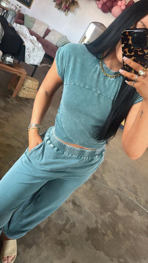 Luxe Lounge Set- Teal