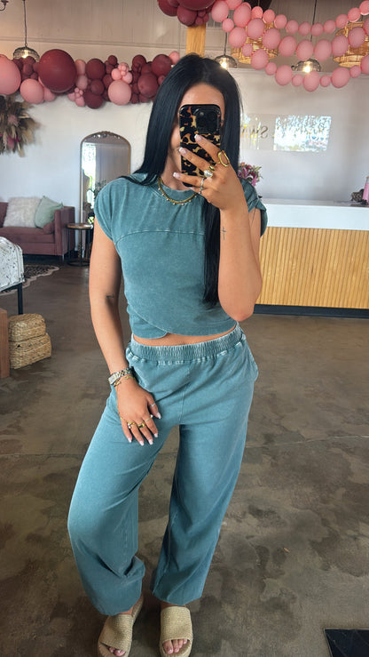 Luxe Lounge Set- Teal