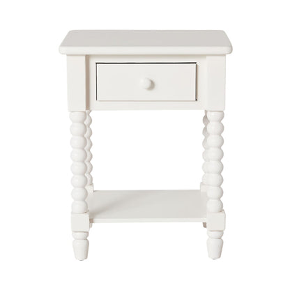 Maisie 1 Drawer Bedside White