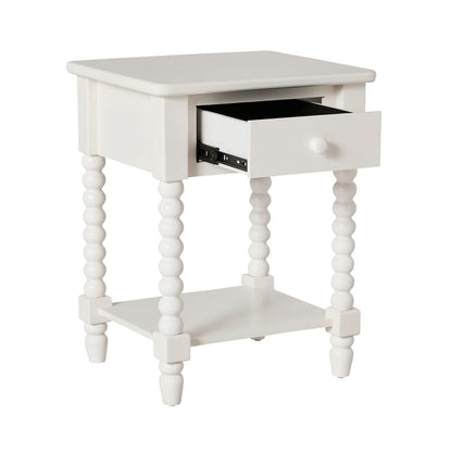 Maisie 1 Drawer Bedside White