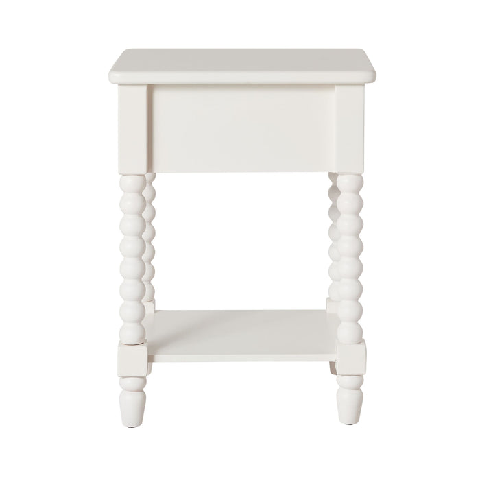 Maisie 1 Drawer Bedside White