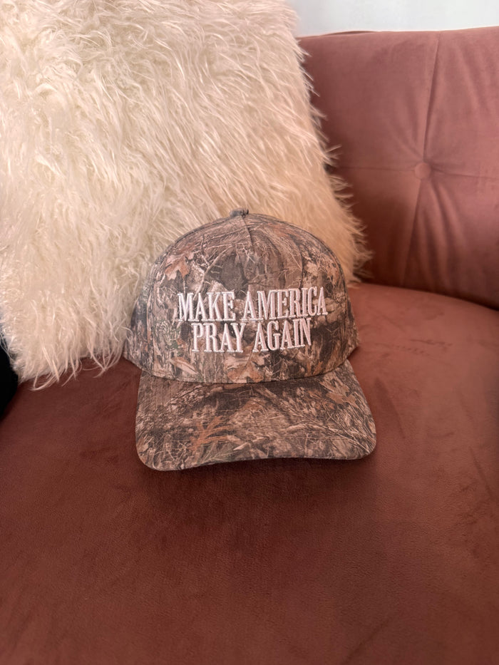 Make American Pray Again Hat - Camo