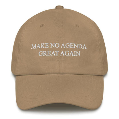 MAKE NO AGENDA GREAT AGAIN - dad hat