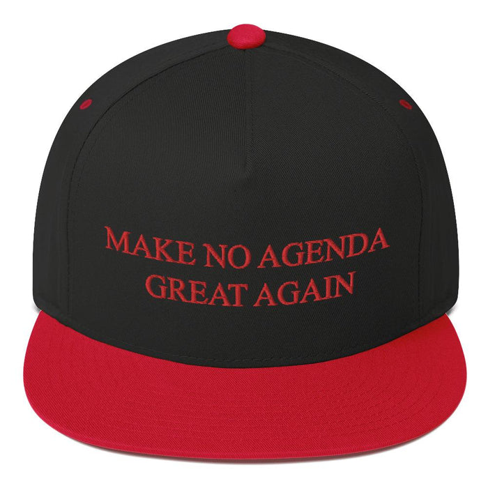 MAKE NO AGENDA GREAT AGAIN - high snapback hat