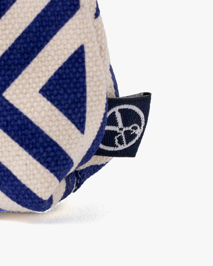 Maple & Moon Bag, Pencil Pouch, Blue Geometric