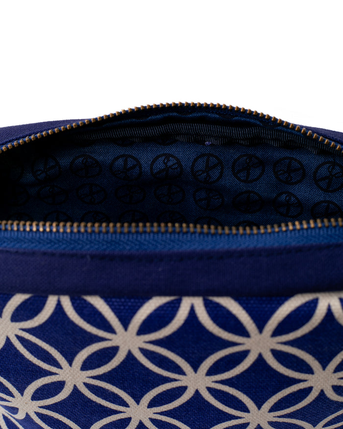 Maple & Moon Bag, Pouch, Blue Shippou