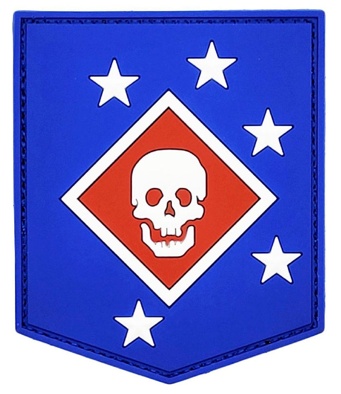 Marine Raiders USMS Hook fastener Patch (3.0 X 2.5 PVC Rubber-PC3)