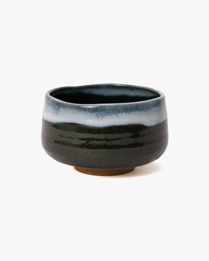 Matcha Bowl, Ichiyama, Blue Shironagashi