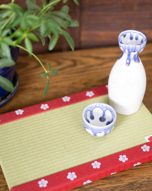 Matsuba Tatami, Large Tatami Mat, New Year Red