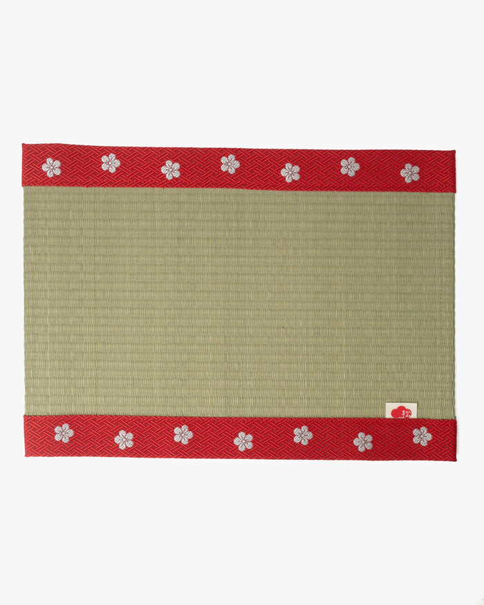 Matsuba Tatami, Table Mat, Red Plum