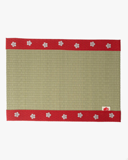 Matsuba Tatami, Table Mat, Red Plum