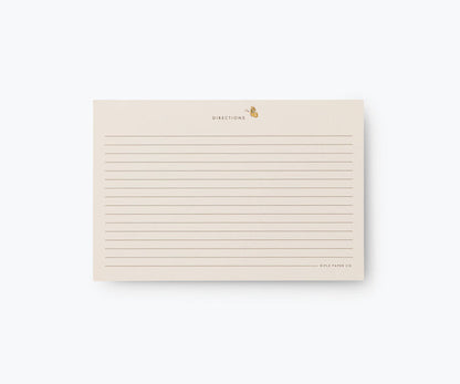 Mayfair Recipe Card Pack of 12
