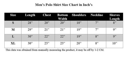 MEN'S SOLID COLOR ZIPPER FRONT POLO SHIRT